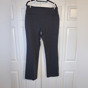 7th Avenue Design Studio New York & Company Charcoal Gray pull on Pants XL Tall